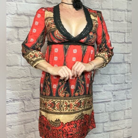 Vintage Y2K Silk dress - Picture 2 of 9